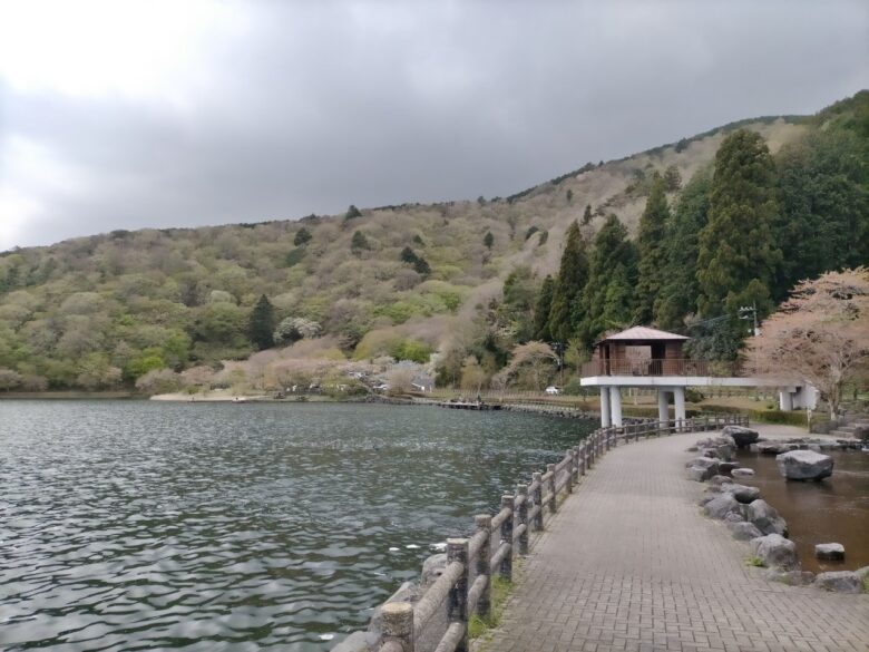 田貫湖の遊歩道