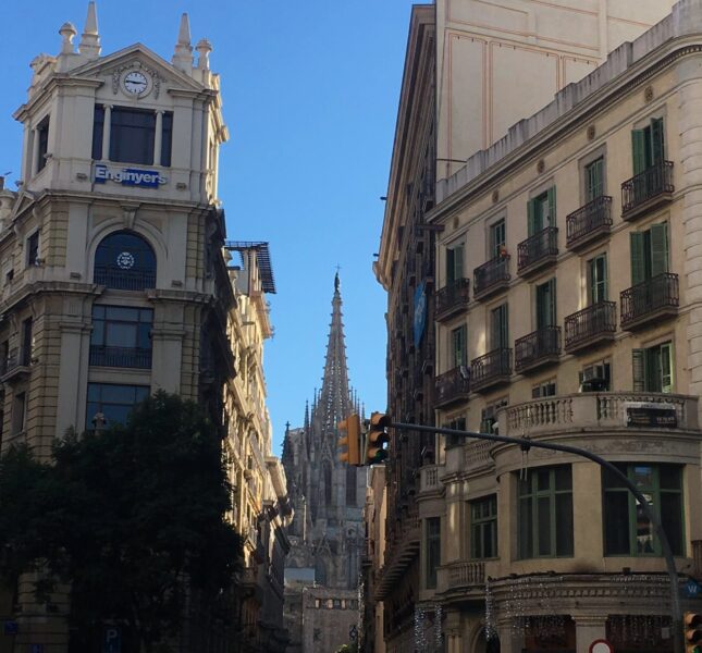バルセロナの旧市街