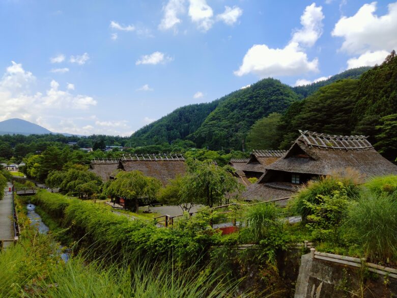 西湖いやしの里根場の景色