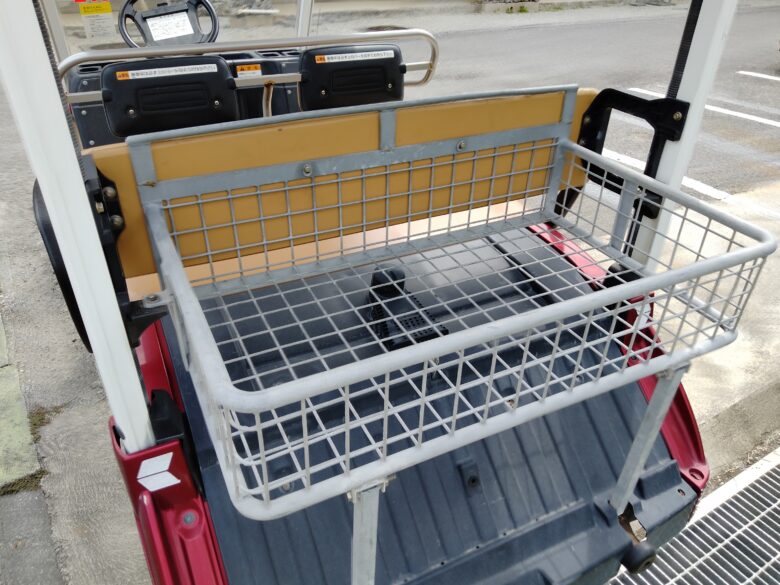 はいむるぶしのレンタルカートの荷台