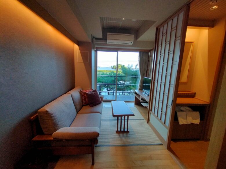 松島一の坊ビューバスツインのお部屋