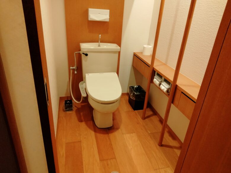 松島一の坊ビューバスツインのトイレ