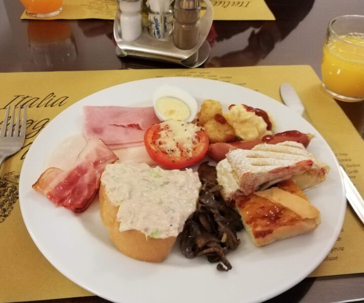 プラハホテルの朝食