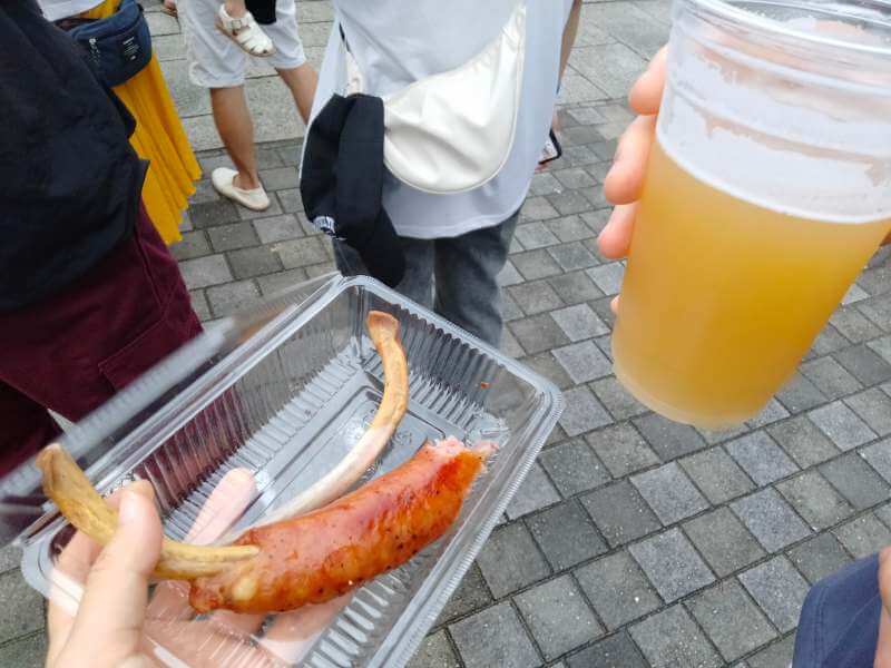 横浜ビールとフランクフルト