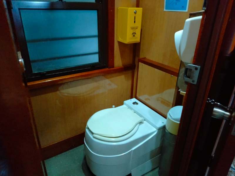 キュランダ高原列車のトイレ