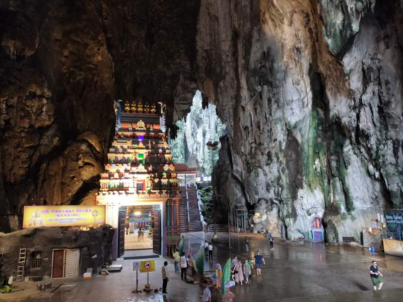 バトゥ洞窟の鍾乳洞