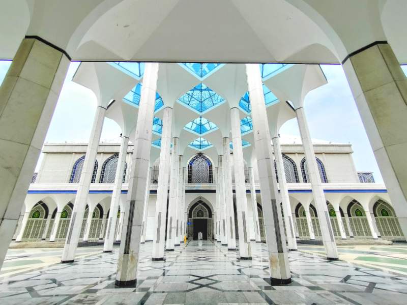 マレーシアのブルーモスク回廊その2