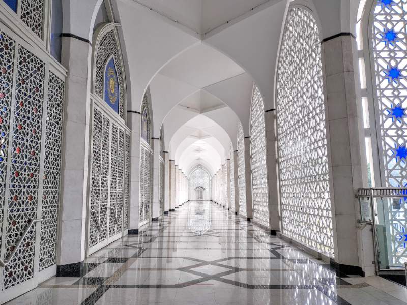 マレーシアのブルーモスク回廊その3