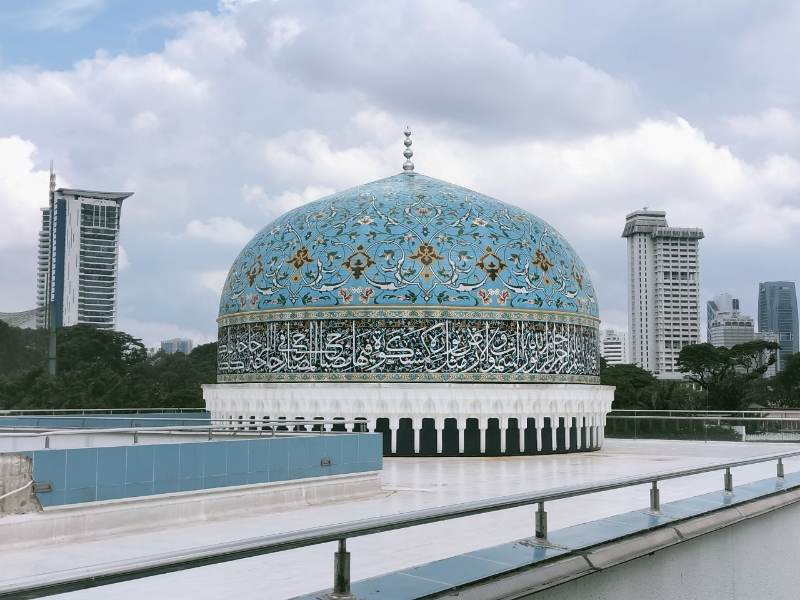 マレーシア・イスラム美術館の屋上ドーム