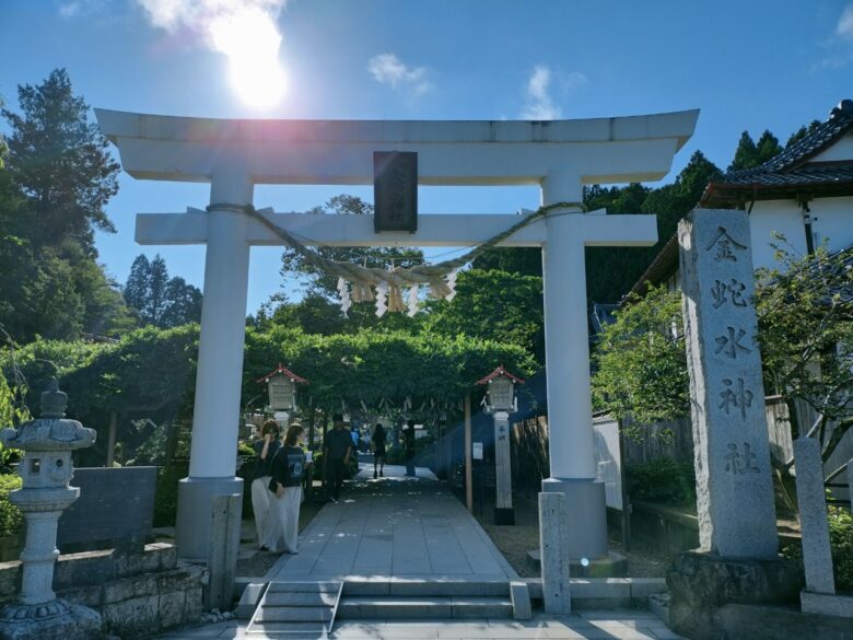 金蛇水神社の鳥居