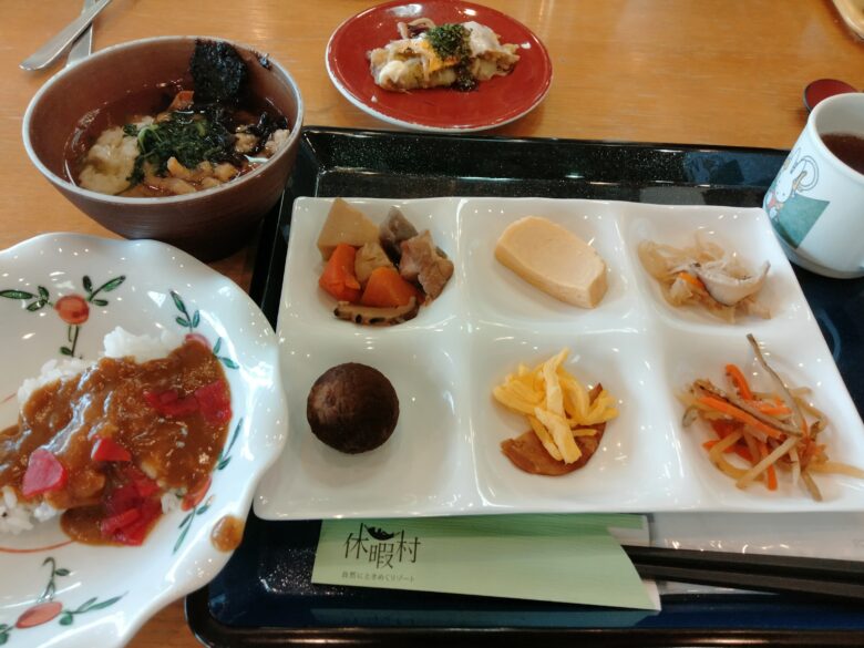 休暇村大久野島の朝食