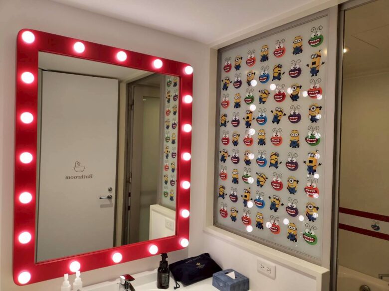 ミニオンルームの洗面台