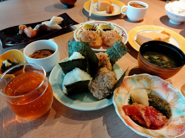 松島一の坊の朝食ビュッフェ