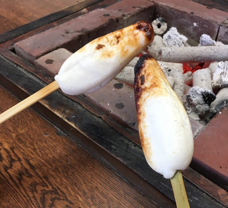 松島での笹かまぼこ手焼き体験