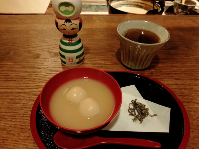 さつまいものお汁粉