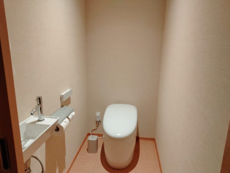 作並一の坊のお部屋のトイレ