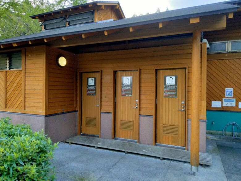 田貫湖キャンプ場のシャワールーム