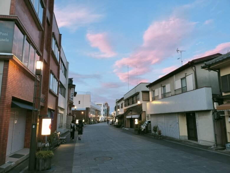夕暮れの外宮参道