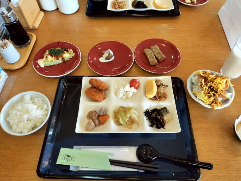 休暇村大久野島の朝食バイキング