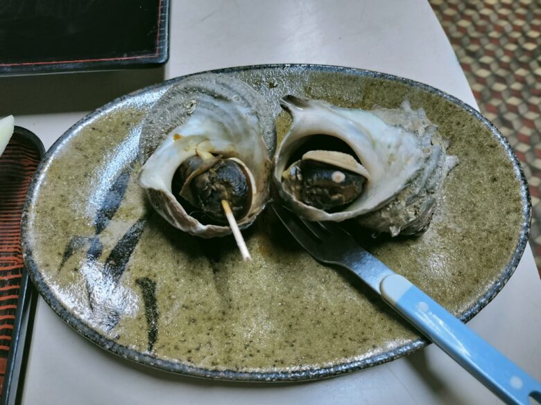 サザエのつぼ焼き