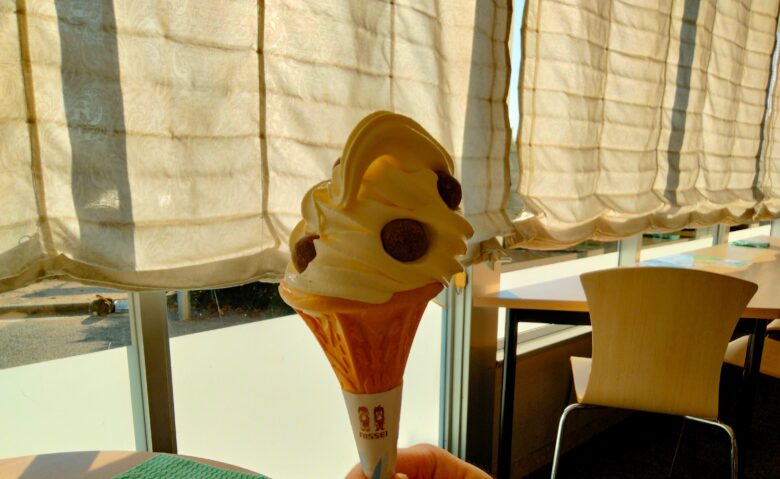 うさぎのはなくソフトクリーム