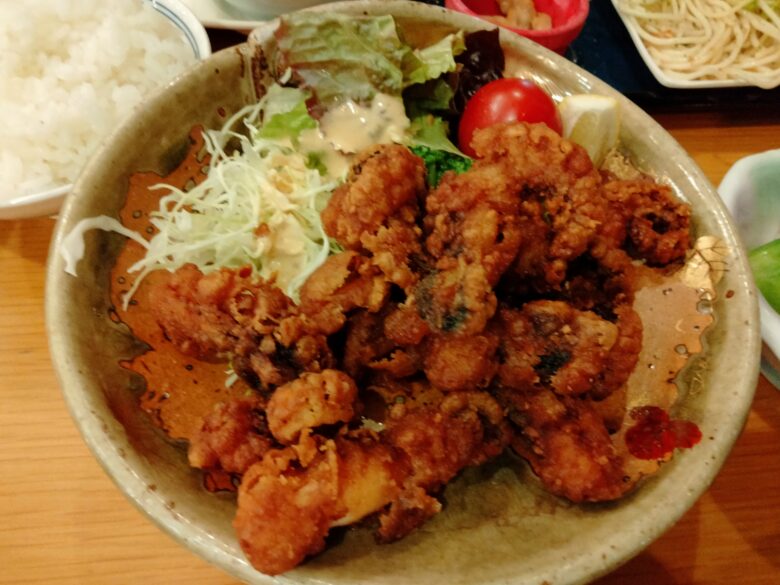 休暇村大久野島「タコの唐揚げ」